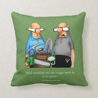 Golf Humor Pillow For Golfers