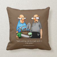 Golf Humor Pillow For Golfers