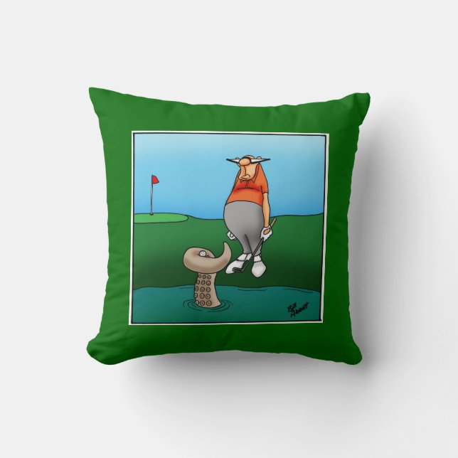 Golf Humor Pillow Gift (Front)