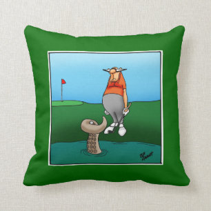 Golf Humor Pillow Gift