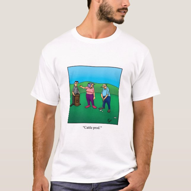 Golf Humor Tee Shirt Gift (Front)