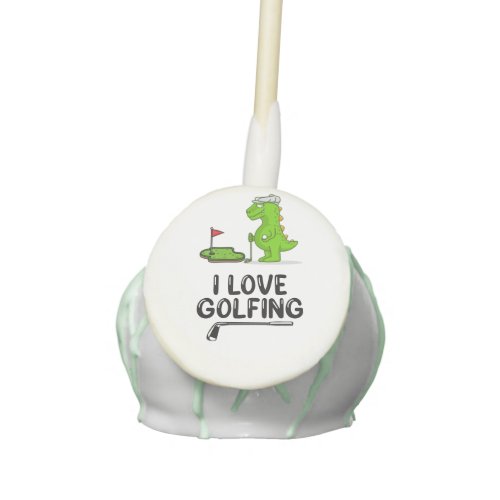 Golf I love golfing  Cake Pops