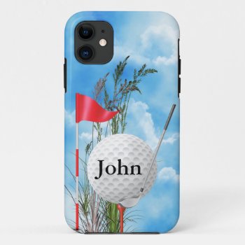 Golf I Phone 5 Case Custom Name by PersonalCustom at Zazzle