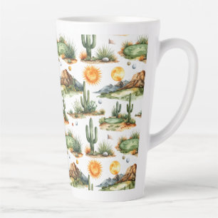 Golf in Arizona Latte Mug