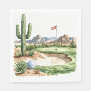 Golf in Arizona  Napkins