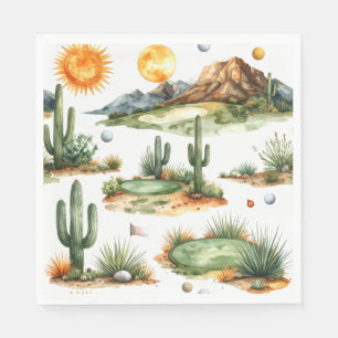 Golf in Arizona Napkins