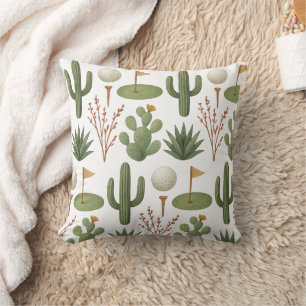 Golf in Arizona  Throw Pillow