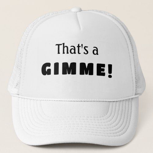 Golf Infusion Thats a GIMME Golf Trucker Hat