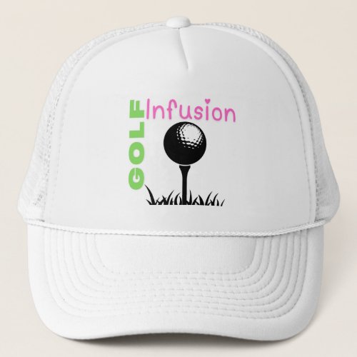 Golf Infusion Unique Design Teed Up Trendy Trucker Hat