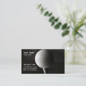 Golf Instruction Business Card (Standing Front)
