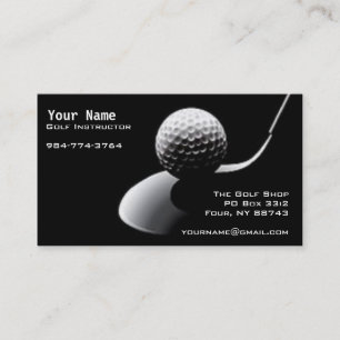 Golf Instruction Business Card