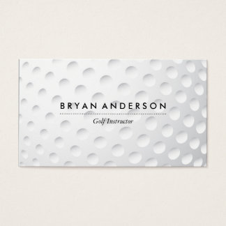 Golf Instructor Business Card