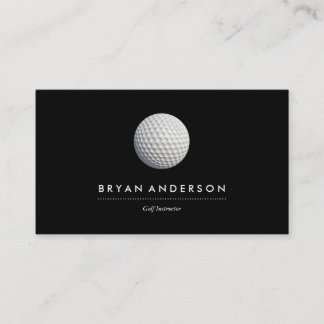 Golf Instructor Business Card