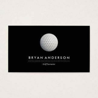 Golf Instructor Business Card