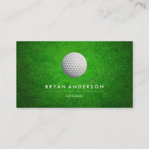 Golf Instructor Business Card