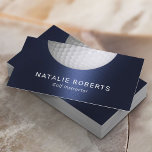 Golf Instructor Navy Blue Professional Sport Business Card<br><div class="desc">Golf Instructor Navy Blue Professional Sport Business Cards.</div>