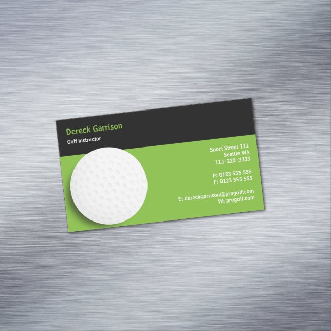 Golf Instructor | Perfect Magnetic Business Card (In Situ)