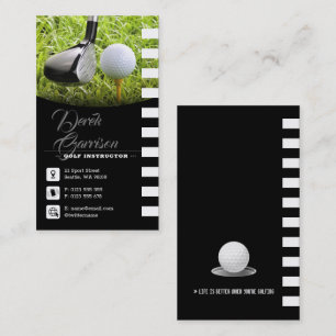 Golf Instructor Professional Golf Lessons Business Card