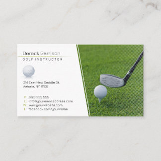 Golf Instructor | Professional Teacher Business Card