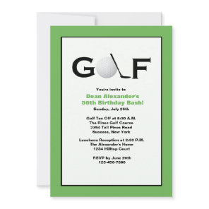 Golf Invitation