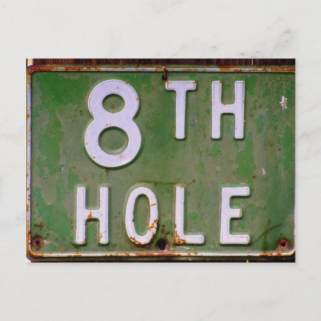 Golf Invitation Postcard (Front)