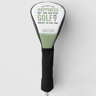 Golf is Happiness Funny Golf Lover Gifts Head Cover