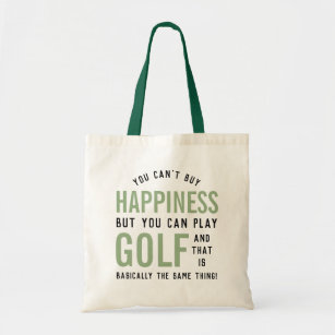 Golf is Happiness Funny Golf Lover Gifts  Tote Bag