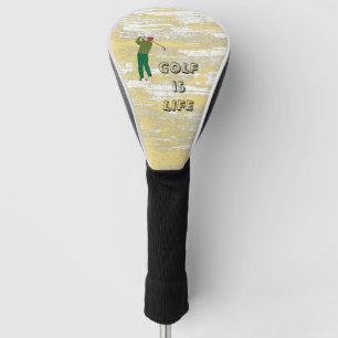 GOLF is LIFE, Golfer, Club, Golf Quote Head Cover