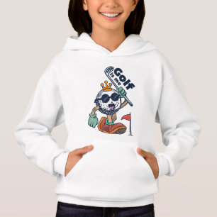 Golf is me. Making illustrations of toys Golf ball Hoodie