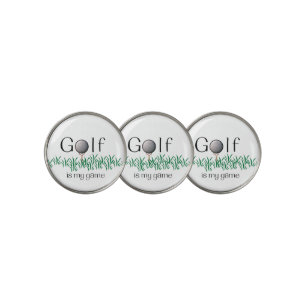 Golf is my game golf ball marker