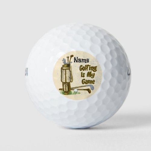 Golf is my Game  Golf Balls