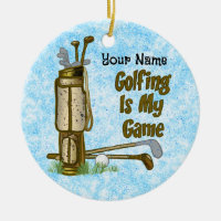 Golf Ornament