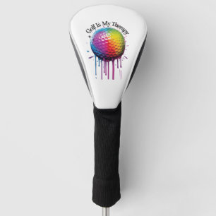 Golf Is My Therapy   Funny Golf Head Cover