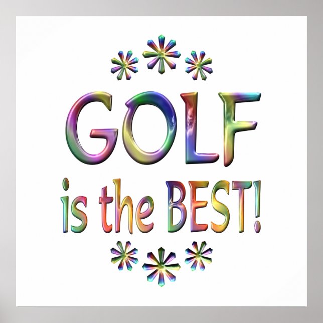 Golf is the Best Poster (Front)