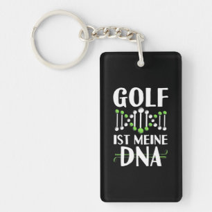 Golf It Is My DNA Keychain