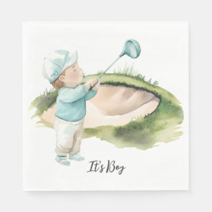 Golf It's Boy for Baby Shower Napkins