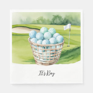 Golf It's Boy for Baby Shower Napkins