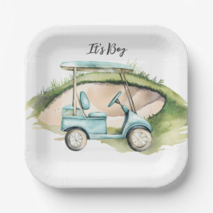 Golf It's Boy for Baby Shower Paper Plates