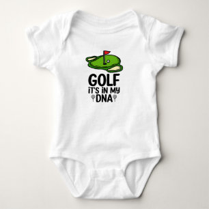 Golf it's in my DNA for Golfer Baby Bodysuit