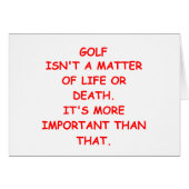 golf joke (Front Horizontal)