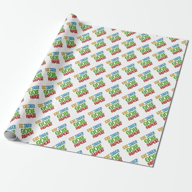 Golf Joke For Golfers  Wrapping Paper (Unrolled)