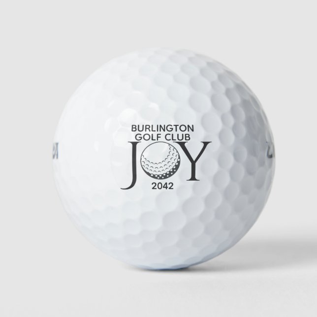 Golf Joy & Peace Christmas Golf Balls (Front)