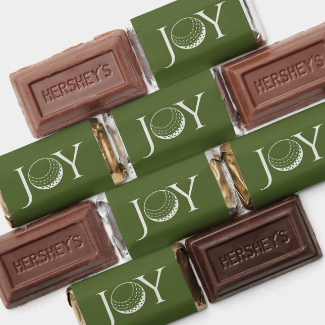 Golf Joy & Peace Christmas Party Favor Chocolates (Assorted)