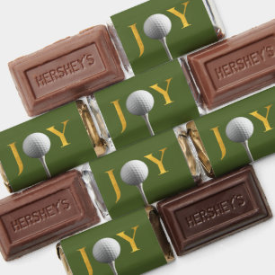 Golf Joy & Peace Christmas Party Favor Chocolates