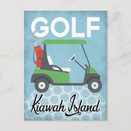 Golf Kiawah Island _ Retro Vintage Postcard