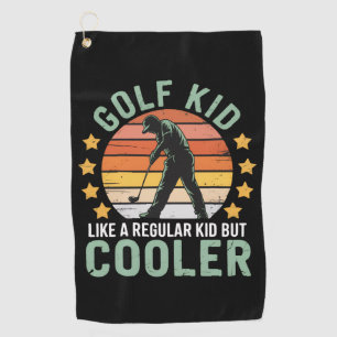 Golf Kids Funny Young Golfer & Golfing Lover Gift  Golf Towel