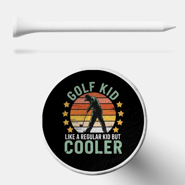 Golf Kids Funny Young Golfer & Golfing Lover Gift  Tees (Combo (Horz))