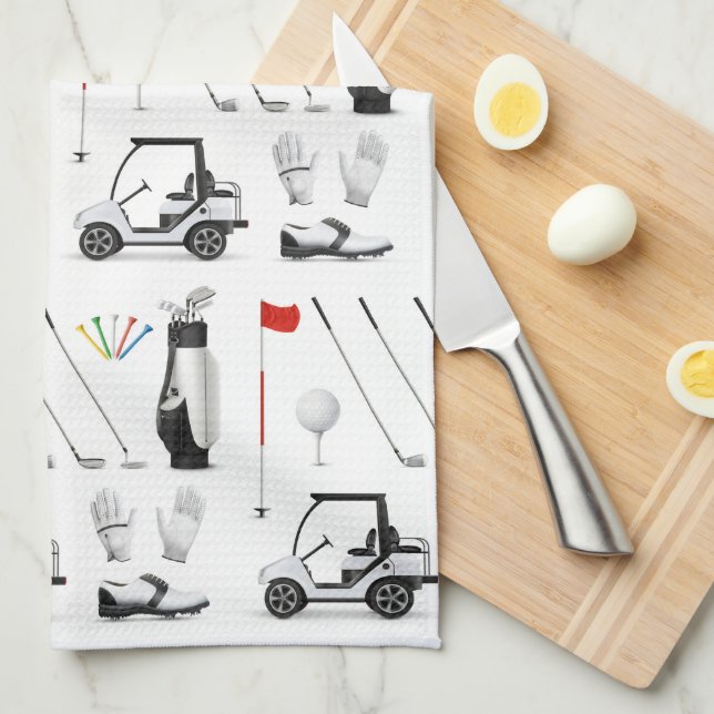 Golf Kitchen Towel (Quarter Fold)