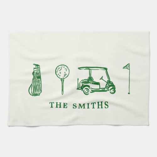 Golf   kitchen towel