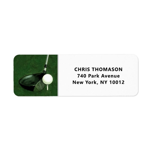Golf Label (Front)